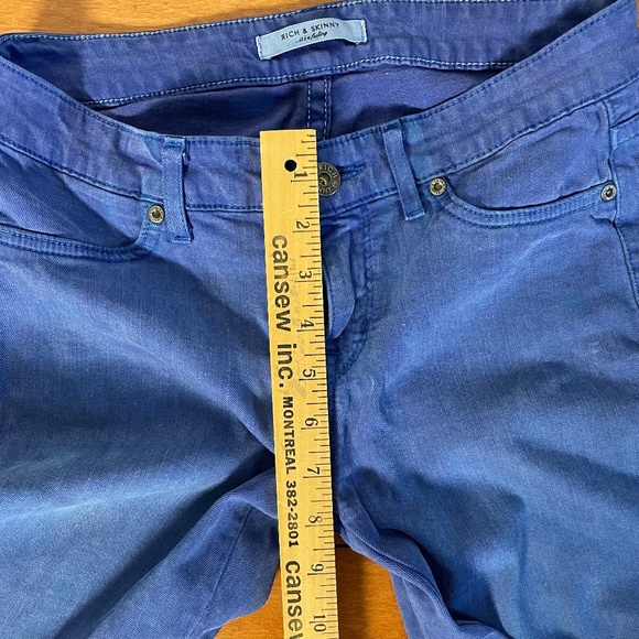 Sz 26 Bold Blue Rich and Skinny Jean - Picture 5 of 8